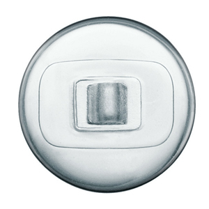 9 mm PVC screw symmetric, Round/Button