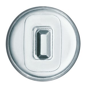 9 mm PVC push symmetric, Round/Button